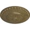 Ekena Millwork Lyon Ceiling Medallion (Fits Canopies up to 3 5/8"), 23 1/2"OD x 3 1/4"P, Mississippi Mud Crackle CM23LYMMC - alternate 2